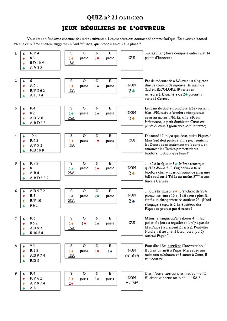 Reponse 21 1/2